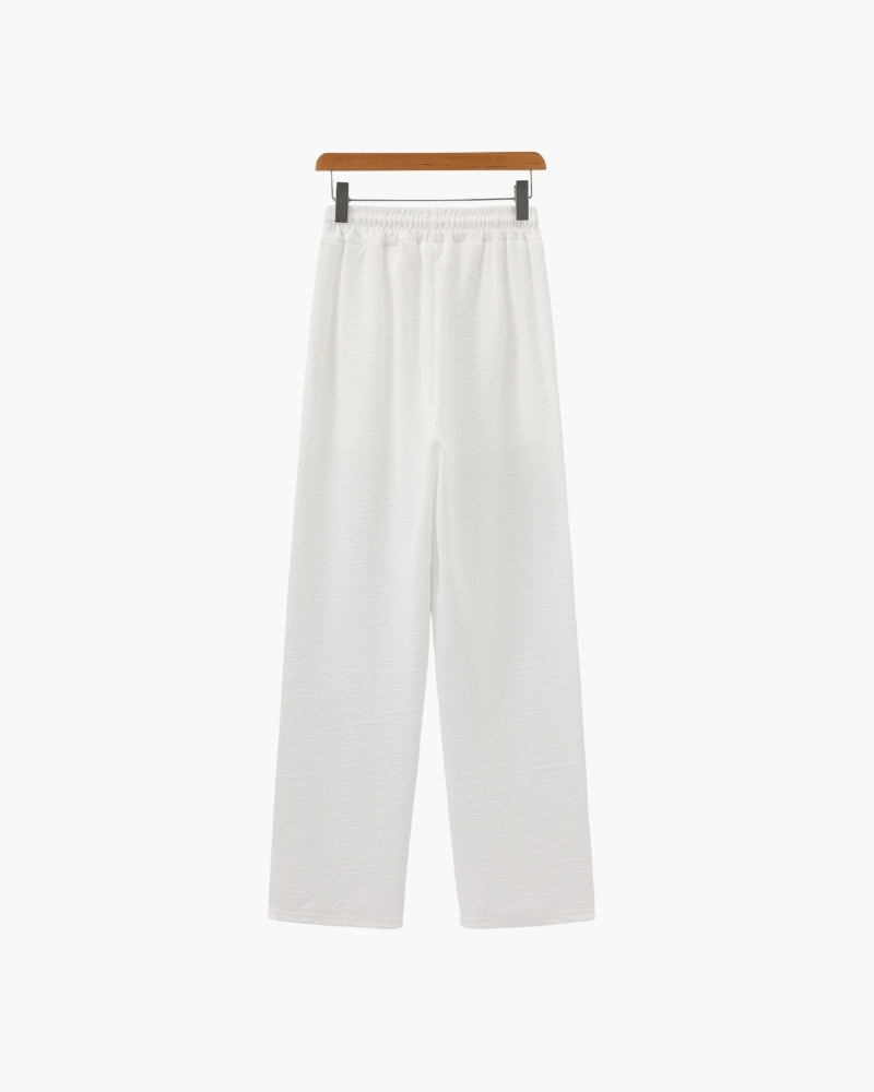 Ensemble polo et pantalon en coton