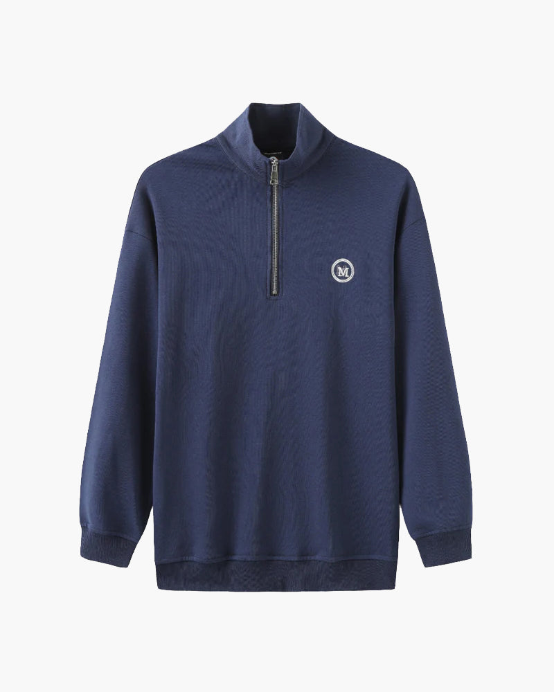 Pull Miami demi-zippé en coton