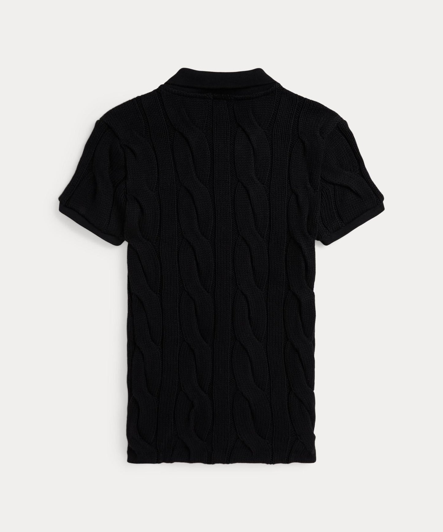 Polo Ralph Lauren POLO RALPH LAUREN cable knit cotton polo shirt