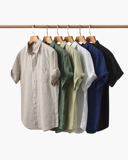 Chemise en lin Cape Town (manches courtes)