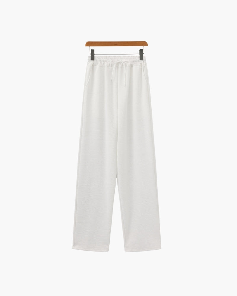Ensemble polo et pantalon en coton