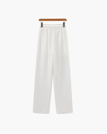 Ensemble polo et pantalon en coton
