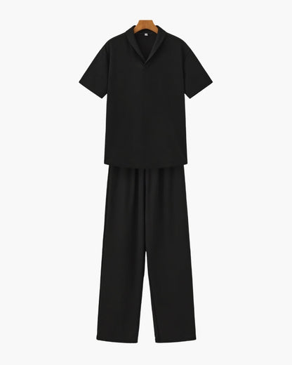Ensemble polo et pantalon en coton