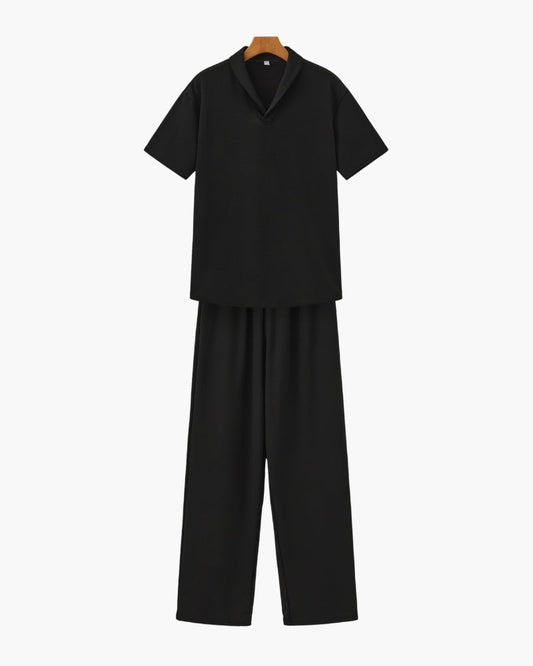 Ensemble polo et pantalon en coton