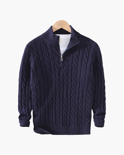 Pull Verbier demi-zippé