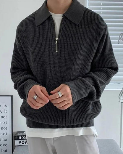 Pull demi-zippé Cesare