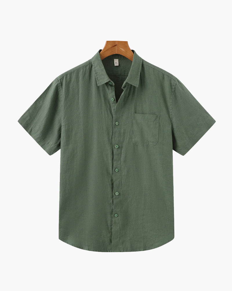 Chemise en lin Cape Town (manches courtes)