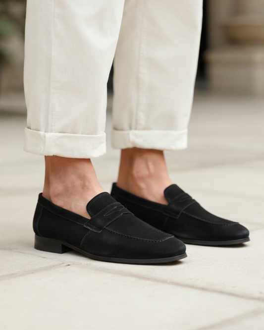 Mocassins Driver en daim