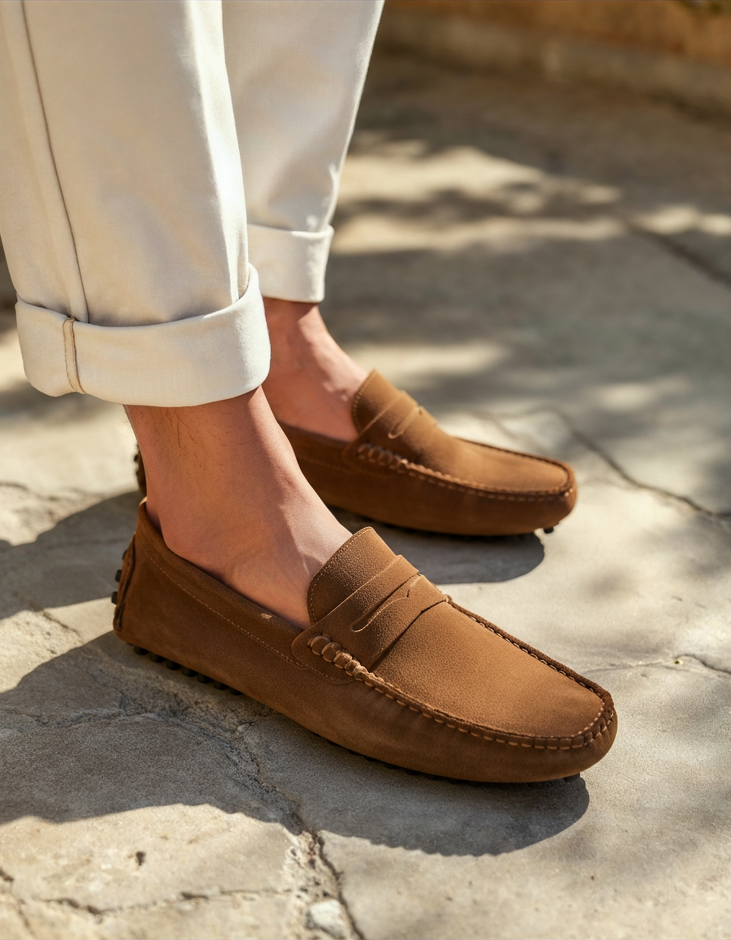 Mocassins Driver en daim