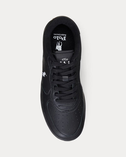 Tênis de Couro Ralph Lauren Preto Masters Court